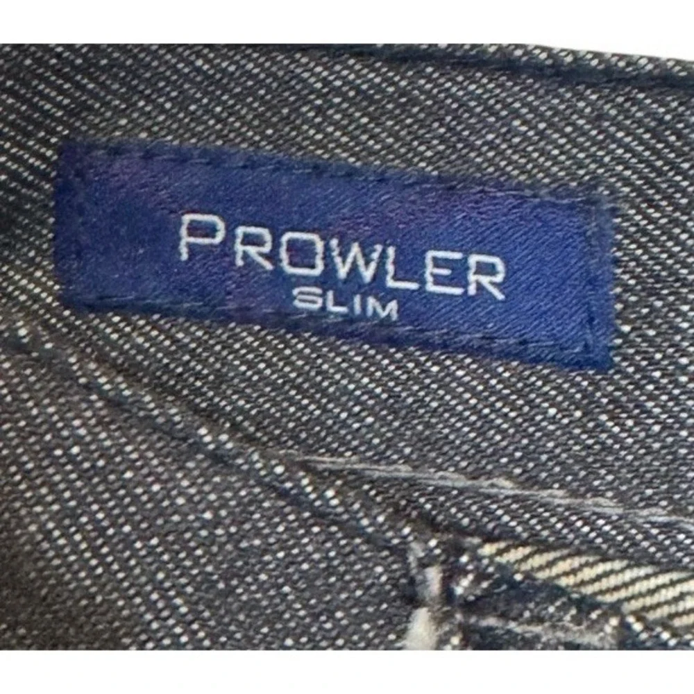 SYN Men's Jeans Prowler Slim‎ Straight Pure Cotton Denim Mid-Rise Blue Sz. 38X34